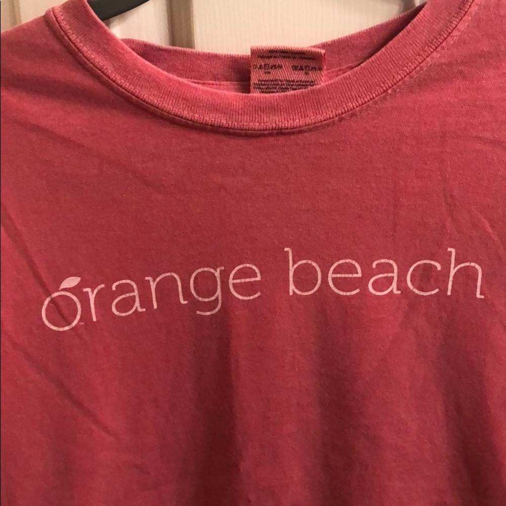 Comfort colors orange beach Alabama shirt